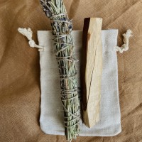  Kadzidło Lawendowe i Palo Santo w Lniany Woreczku