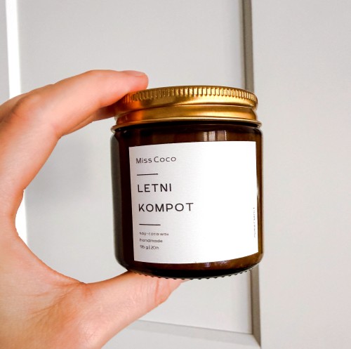 świeczka-letni kompot